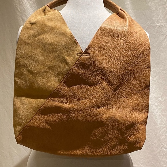 SHIRALEAH Arden Vegan Pebble Grain Leather/Suede Tote Bag. Like new. - Picture 6 of 6